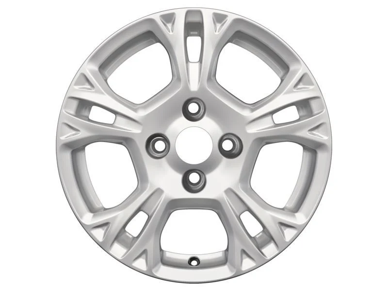 FIESTA/KA+ 15" ALLOY WHEEL 5-SPOKE DESIGN SPARKLE SILVER FINISH 2012-2019 2238224 - Image 2