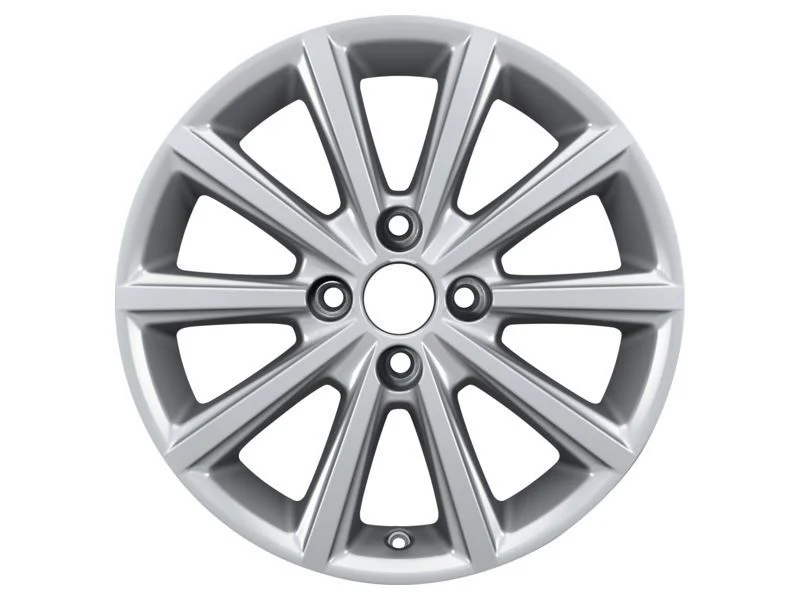 B-MAX 16" ALLOY WHEEL 10-SPOKE DESIGN SILVER FINISH 2014-2017 - Image 2