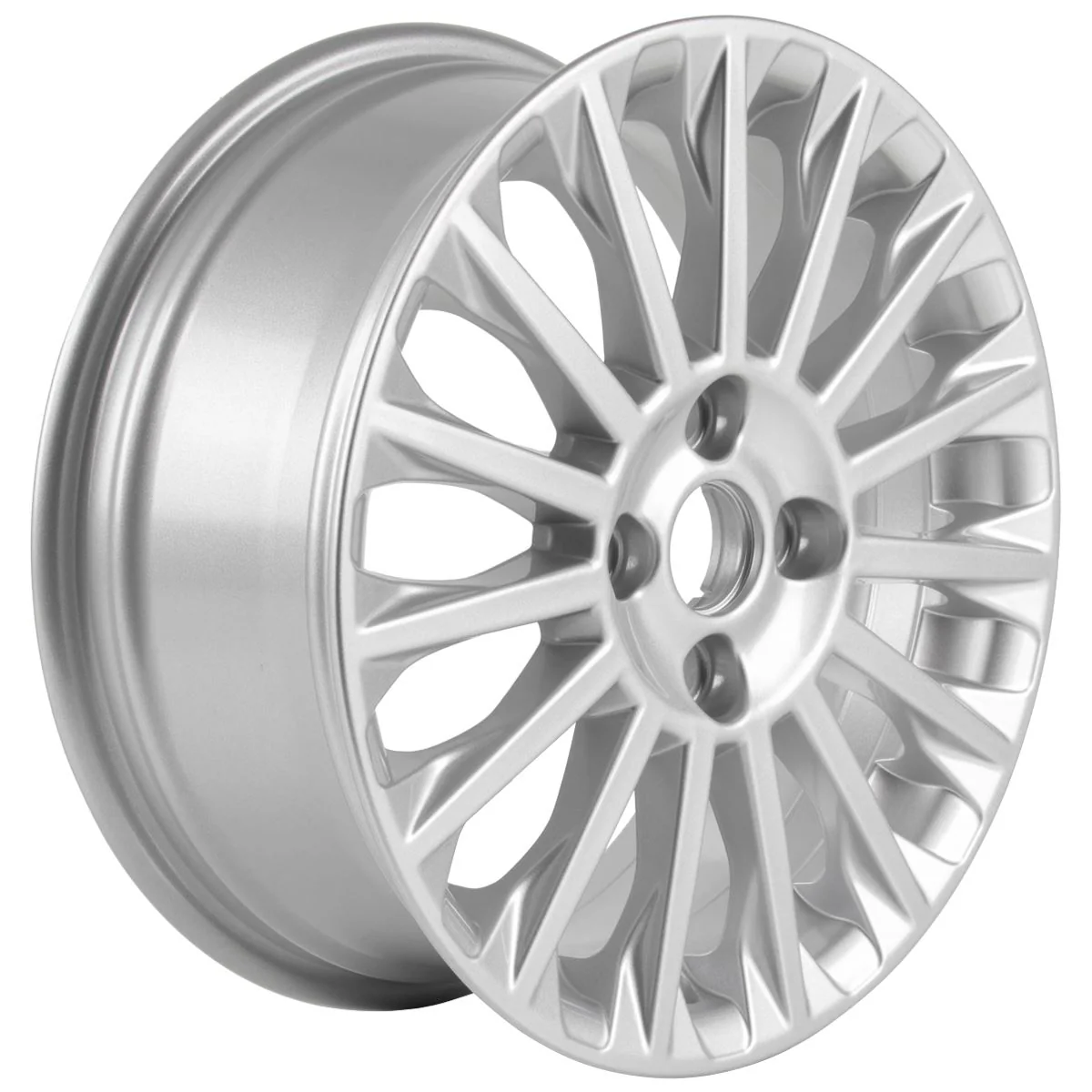 FIESTA 16" ALLOY WHEEL 15-SPOKE DESIGN SPARKLE SILVER FINISH 2012-2019 - Image 4
