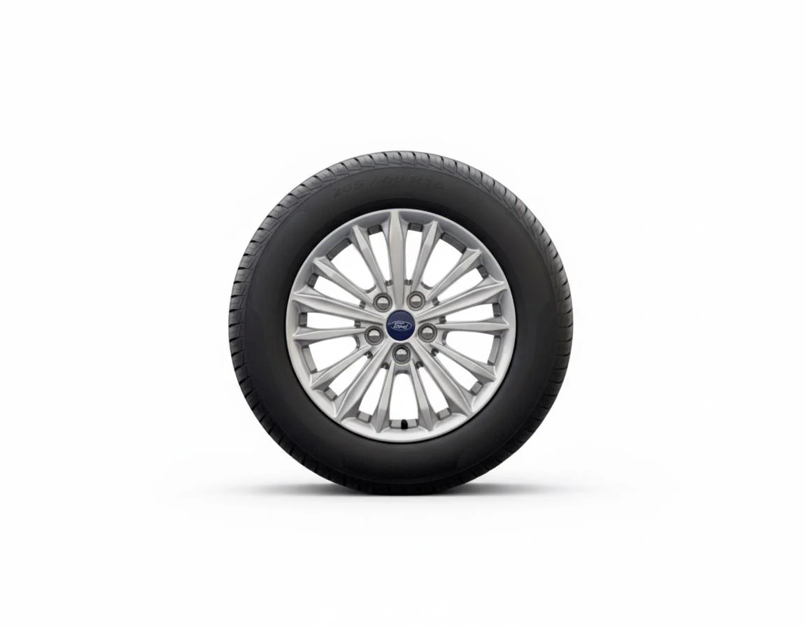 FOCUS 16" ALLOY WHEEL 15-SPOKE DESIGN SPARKLE SILVER FINISH 2018-2025 - Image 3