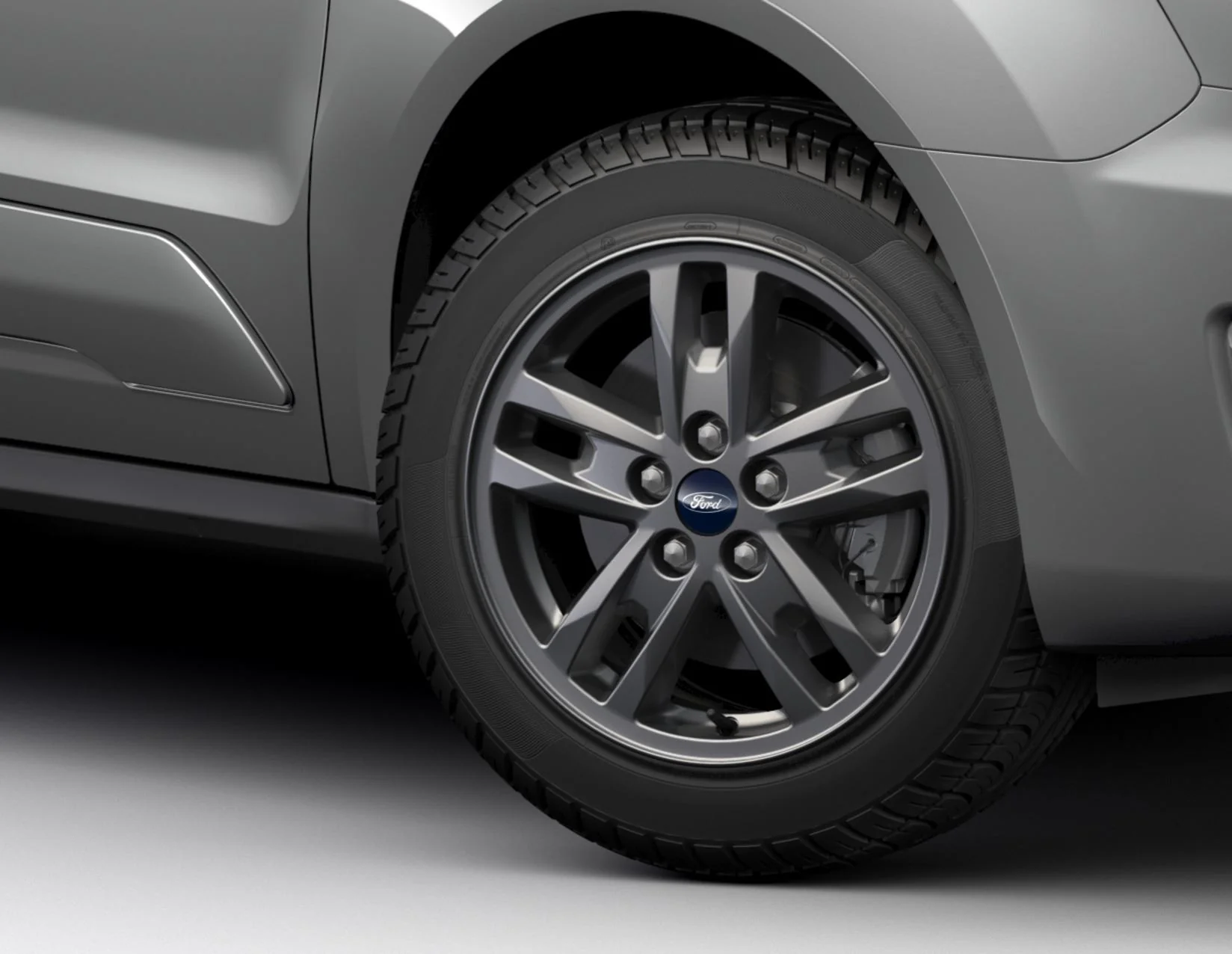 TRANSIT CONNECT 16" ALLOY WHEEL 5X2-SPOKE DESIGN DARK SPARKLE FINISH 2021-2022