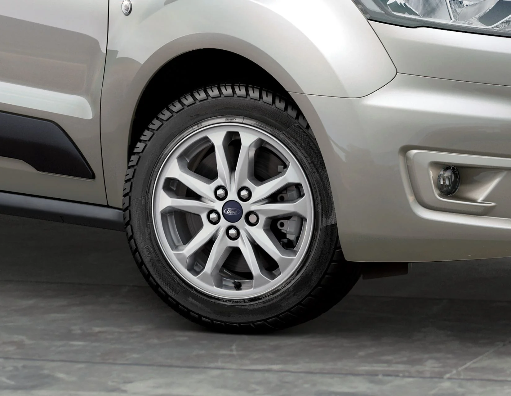 TRANSIT CONNECT/TOURNEO CONNECT 16" ALLOY WHEEL 5X2-SPOKE DESIGN SPARKLE SILVER FINISH 2018-2022 2251788