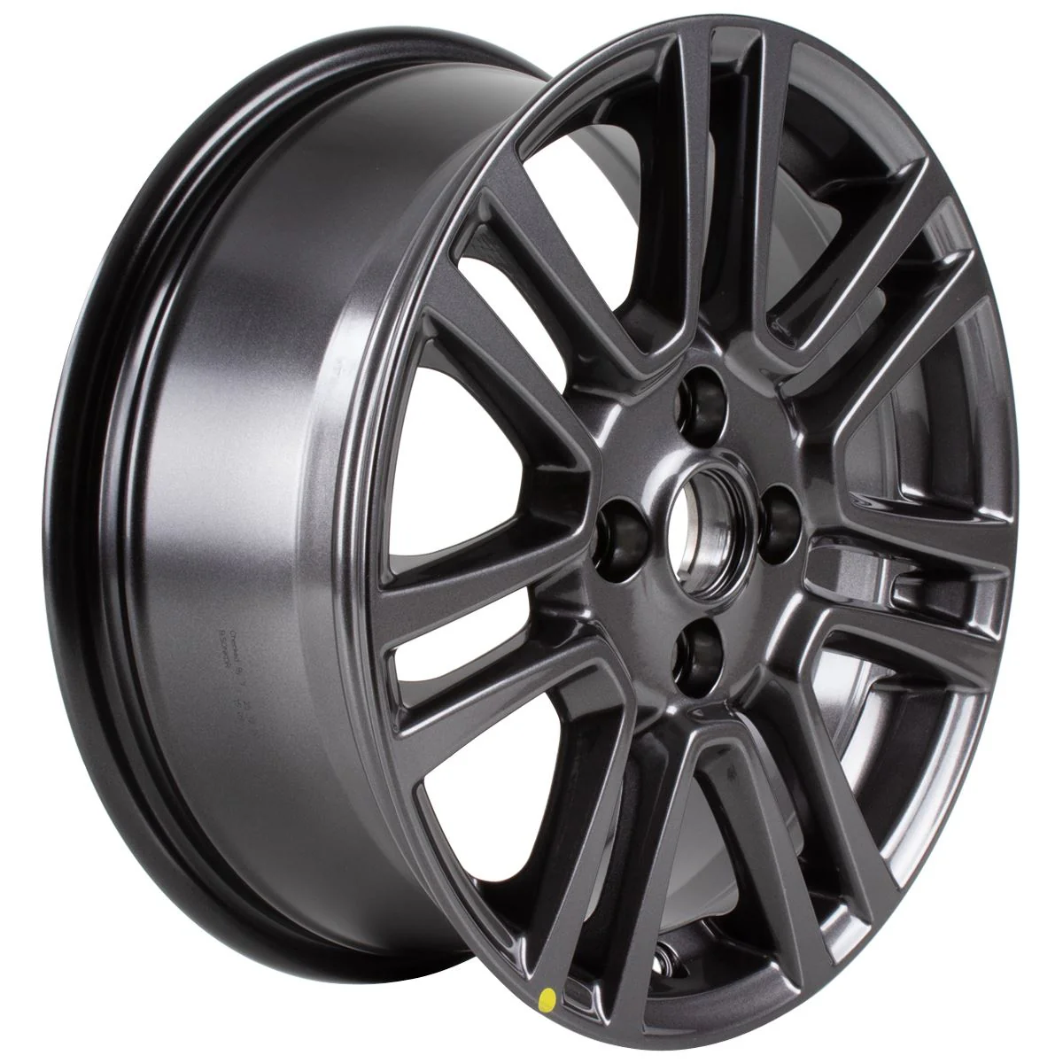TRANSIT TOURNEO COURIER 16" ALLOY WHEEL 7X2-SPOKE DESIGN MAGNETIC GREY FINISH 2016-2023 - Image 3