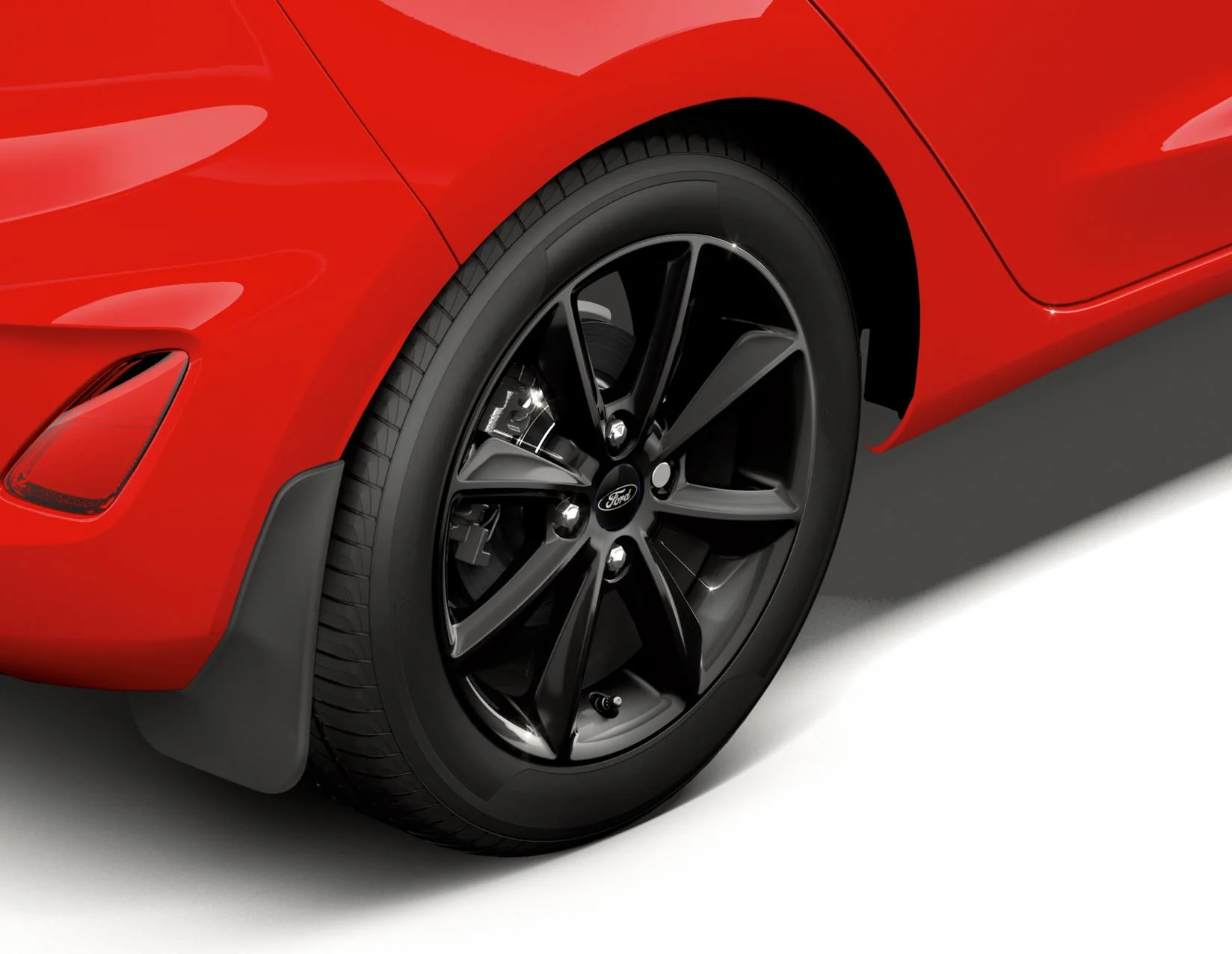 FIESTA 16" ALLOY WHEEL 8-SPOKE DESIGN BLACK FINISH 2017-2023