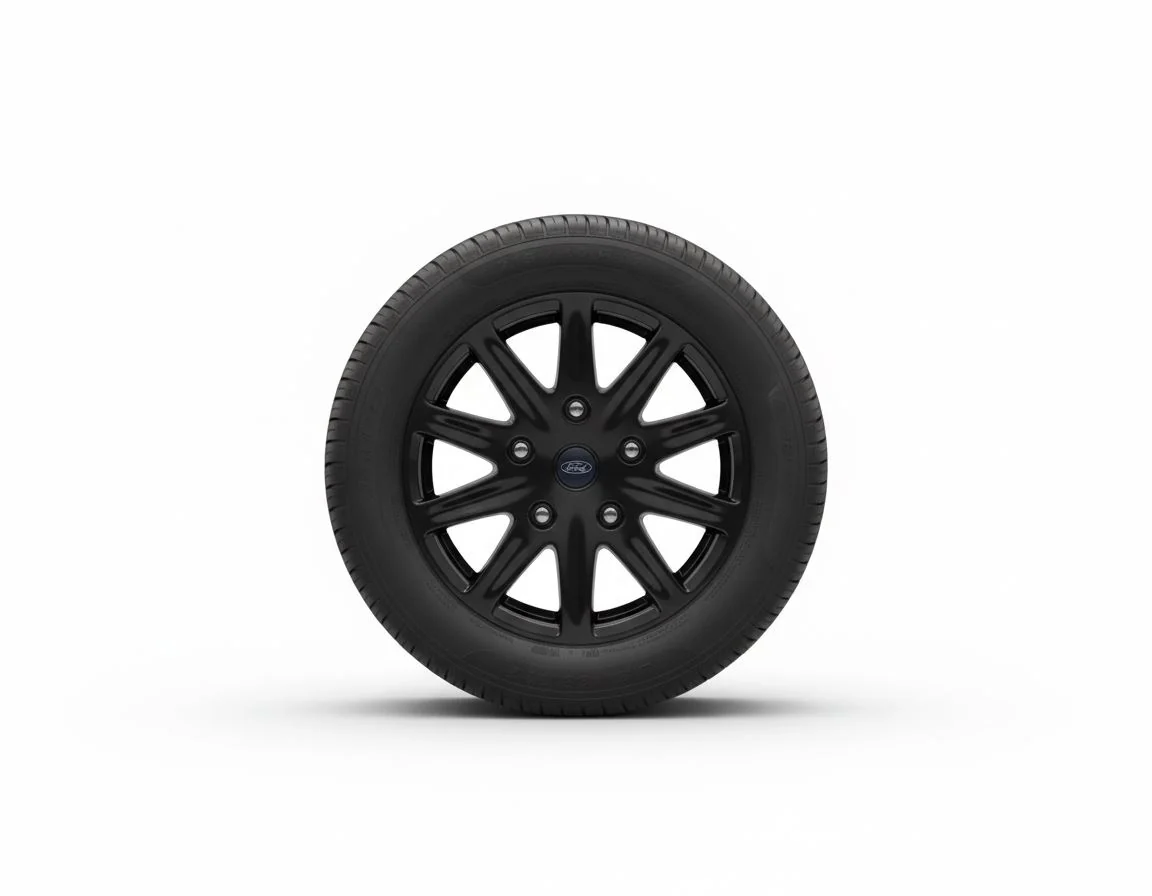 TRANSIT TOURNEO CUSTOM 17" ALLOY WHEEL 10-SPOKE DESIGN PANTHER BLACK FINISH 2017-2023 - Image 3