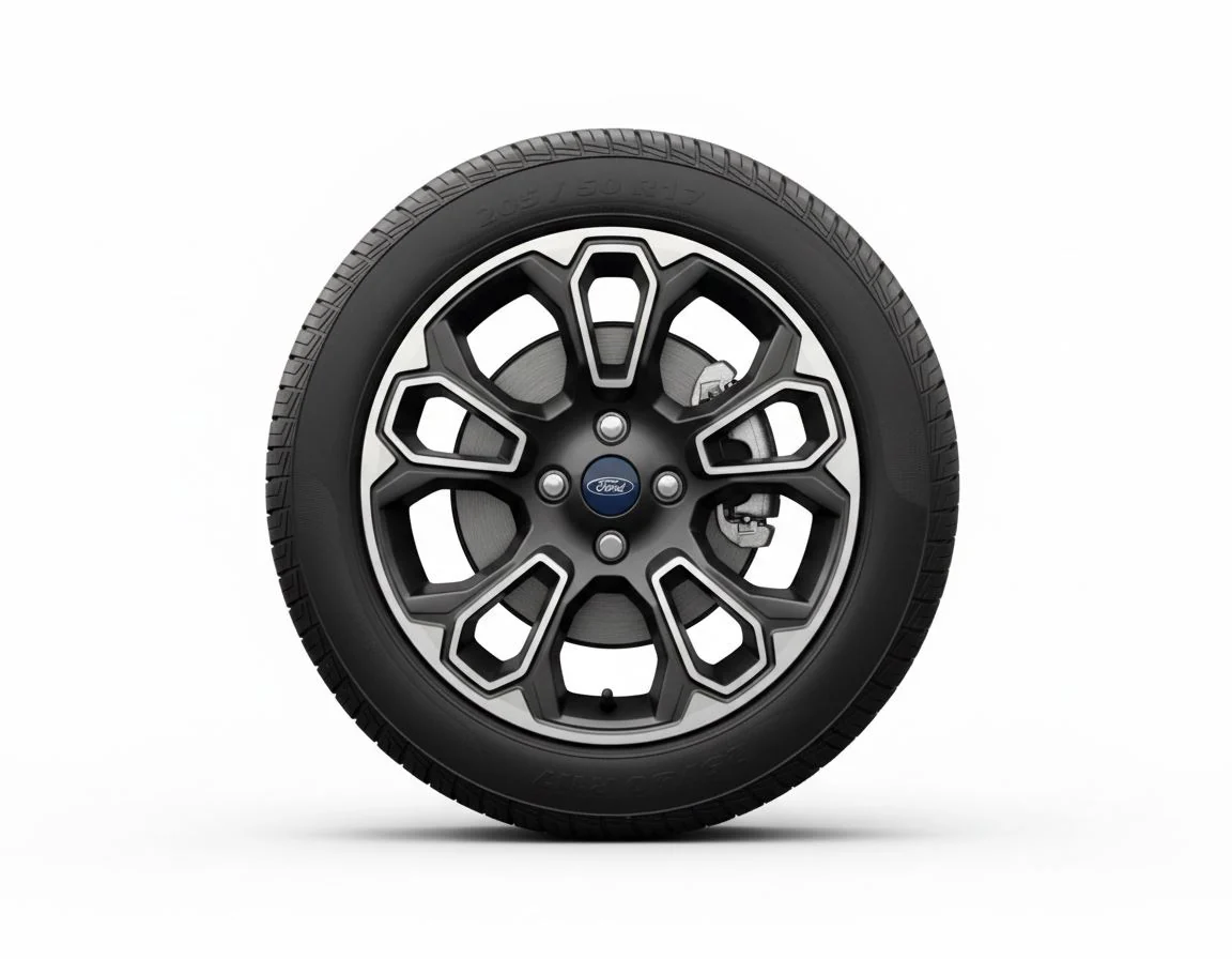 FORD GENUINE ECOSPORT 17" ALLOY WHEEL 10-SPOKE DESIGN FLASH GREY MACHINED FINISH 2017-2023 - Image 3