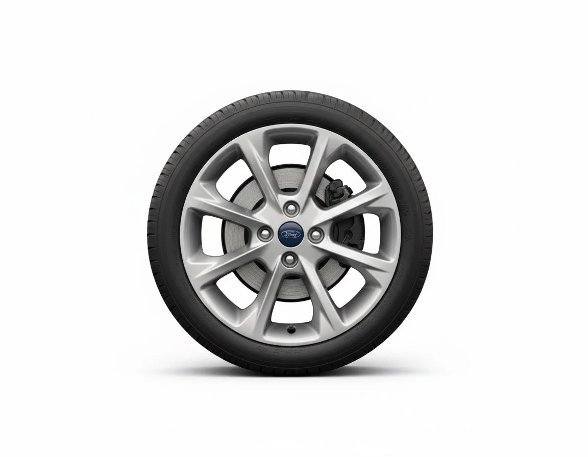 FIESTA 17" ALLOY WHEEL 8-SPOKE DESIGN SPARKLE SILVER FINISH 2017-2023 2238244 - Image 3
