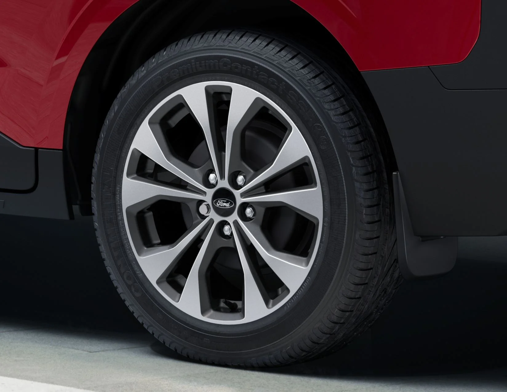 TRANSIT/TOURNEO COURIER 17" ALLOY WHEEL 5X2-SPOKE DESIGN MAGNETIC MACHINED FINISH 2023-ONWARDS 2660428