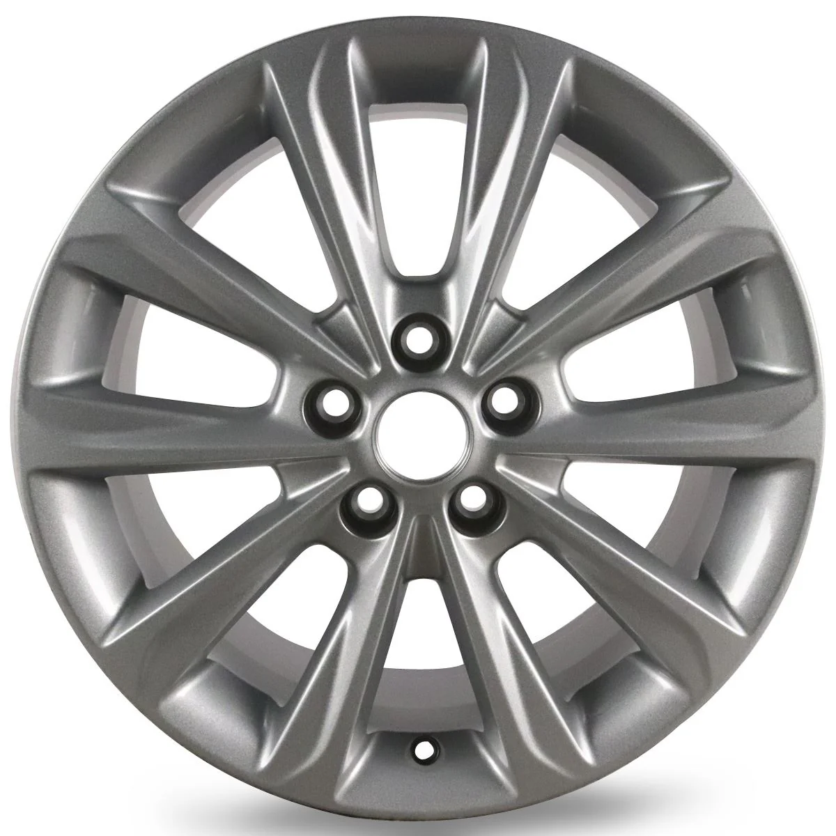 KUGA 17" ALLOY WHEEL 5X2-SPOKE DESIGN SPARKLE SILVER FINISH 2012-2020 - Image 3