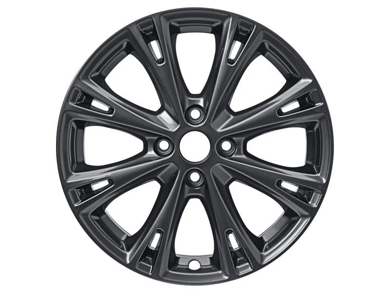 FIESTA 17" ALLOY WHEEL 8-SPOKE DESIGN ROCK METALLIC FINISH 2012-2019 - Image 2