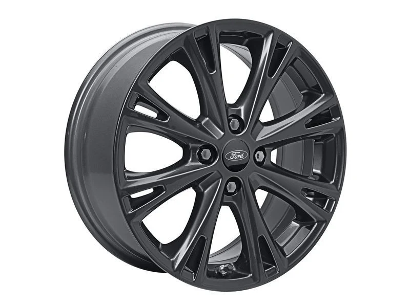 FIESTA 17" ALLOY WHEEL 8-SPOKE DESIGN ROCK METALLIC FINISH 2012-2019 - Image 4