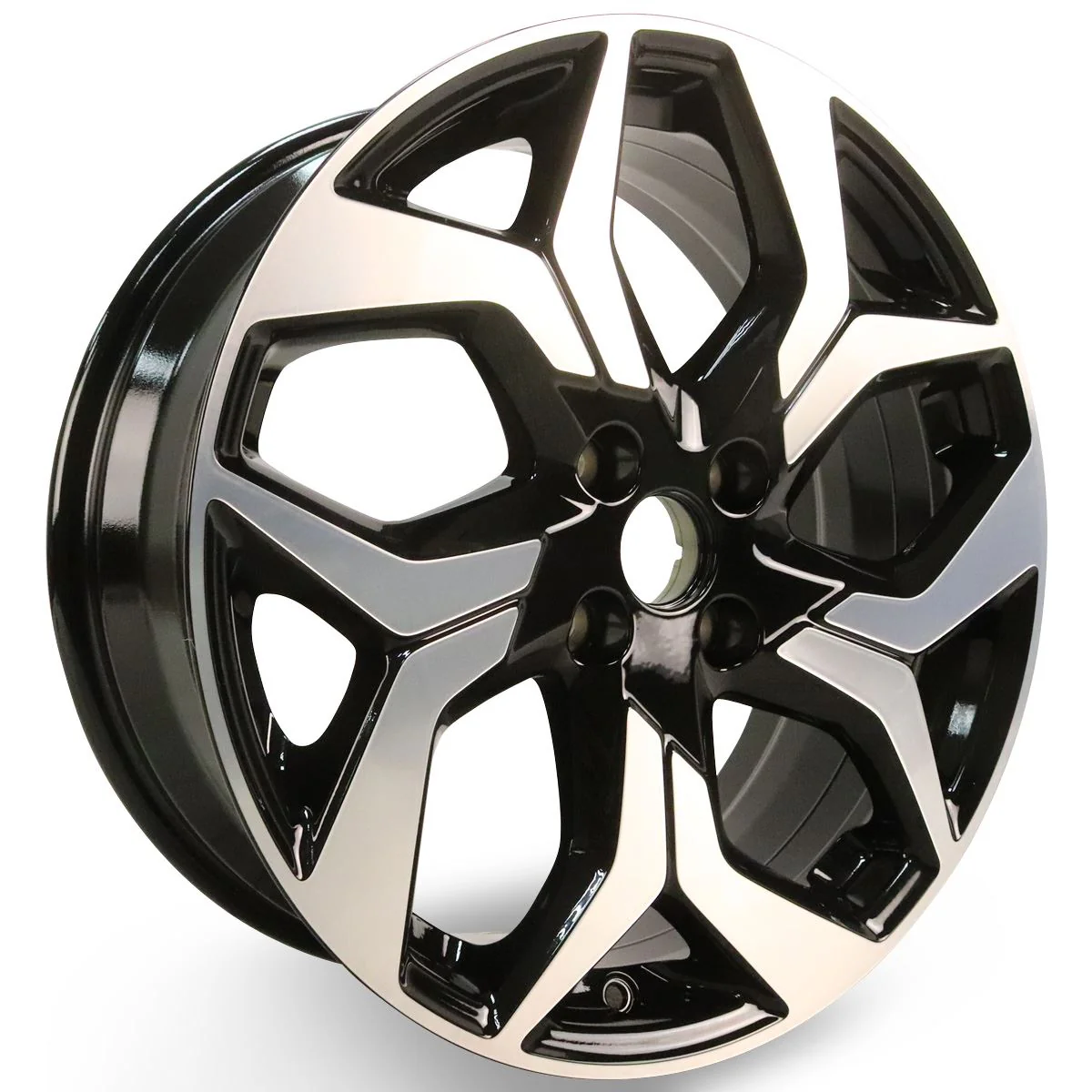 ECOSPORT 18" ALLOY WHEEL 5-SPOKE DESIGN ABSOLUTE BLACK MACHINED FINISH 2017-2023 2265014 - Image 2