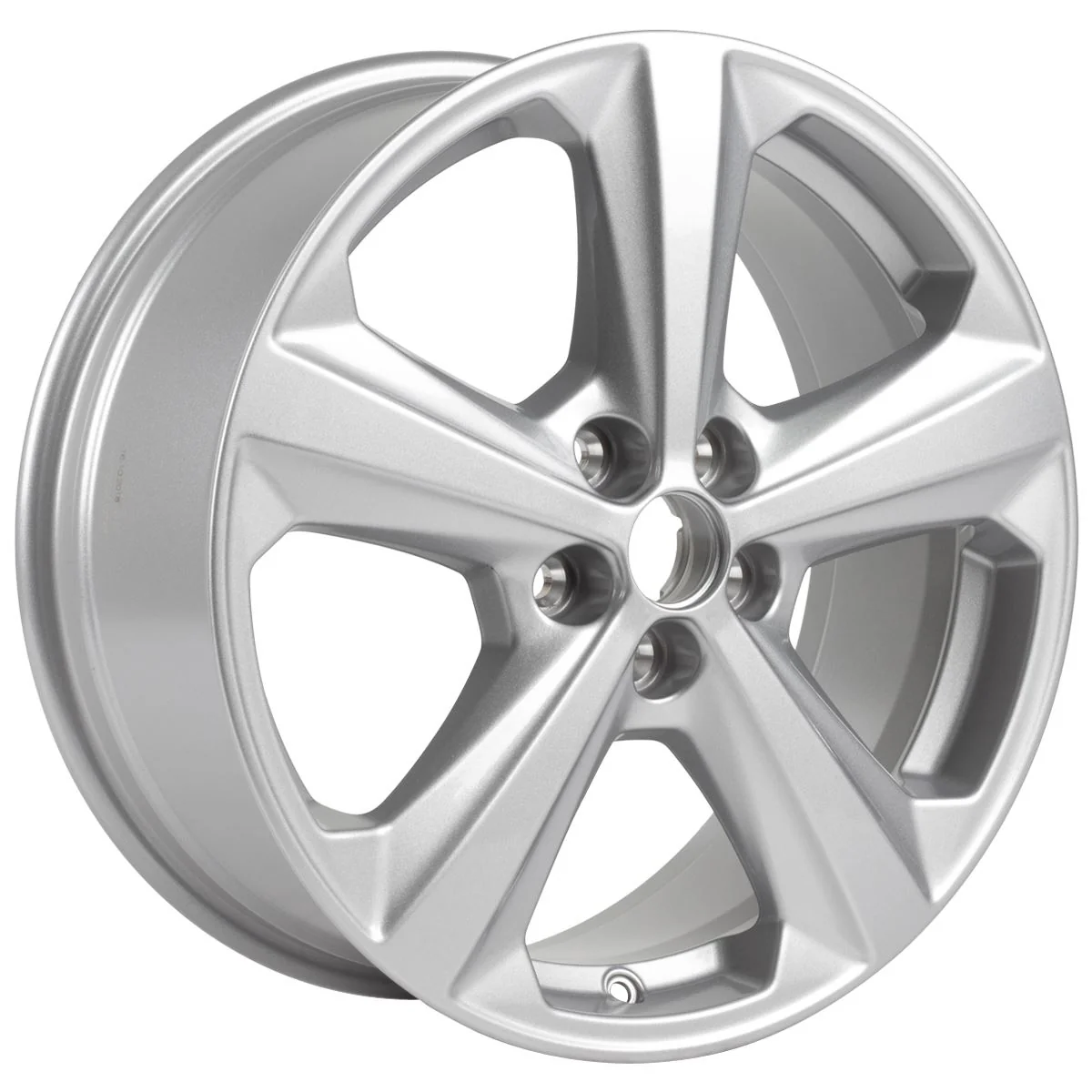 EDGE GALAXY S-MAX 18" ALLOY WHEEL 5-SPOKE DESIGN SPARKLE SILVER FINISH 2015-2023 - Image 2