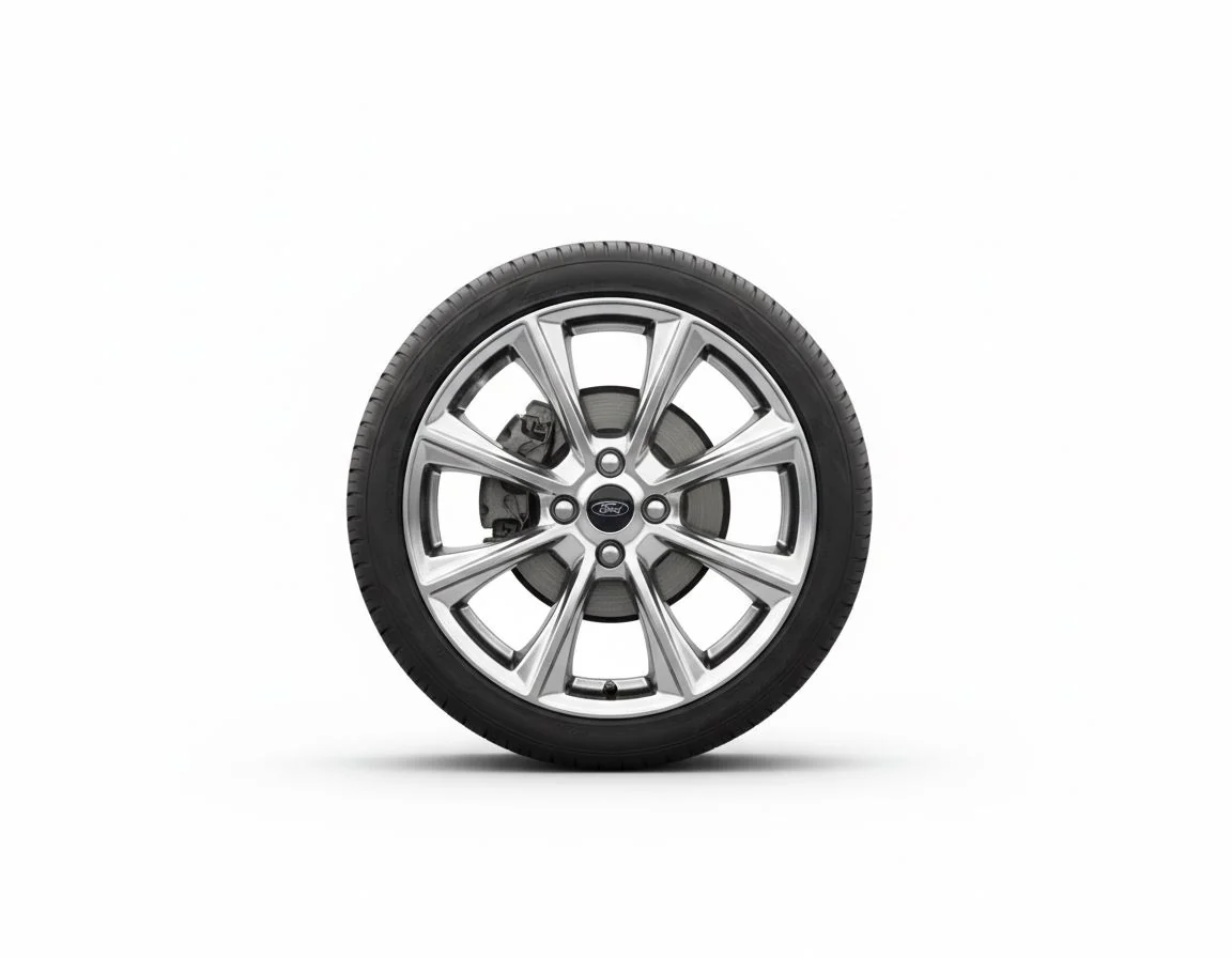 FIESTA/FIESTA VAN 18" ALLOY WHEEL 8-SPOKE DESIGN POLISHED FINISH 2017-2023 2238248 - Image 4