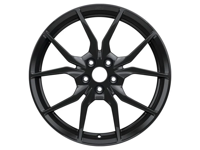 FOCUS RS 19" FORGED ALLOY WHEEL 5X2-SPOKE DESIGN BLACK FINISH 2016-2019