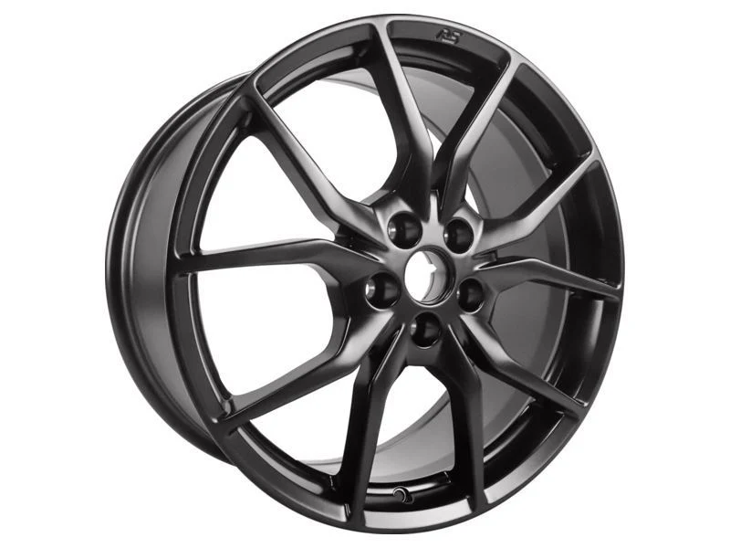 FOCUS RS 19" FORGED ALLOY WHEEL 5X2-SPOKE DESIGN BLACK FINISH 2016-2019 - Image 2