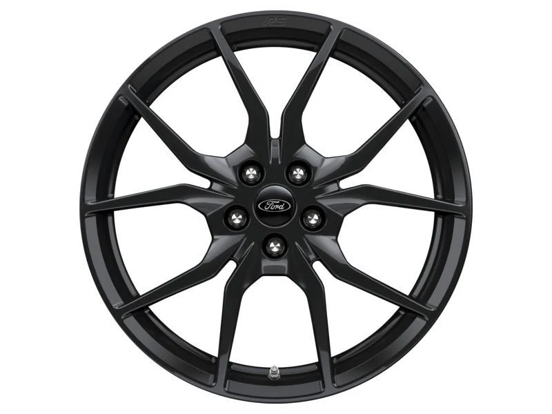 FOCUS RS 19" FORGED ALLOY WHEEL 5X2-SPOKE DESIGN BLACK FINISH 2016-2019 - Image 3