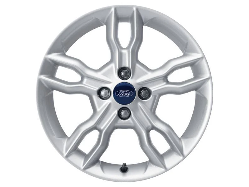B-MAX 16" ALLOY WHEEL 5X2-SPOKE DESIGN SPARKLE SILVER FINISH 2012-2017