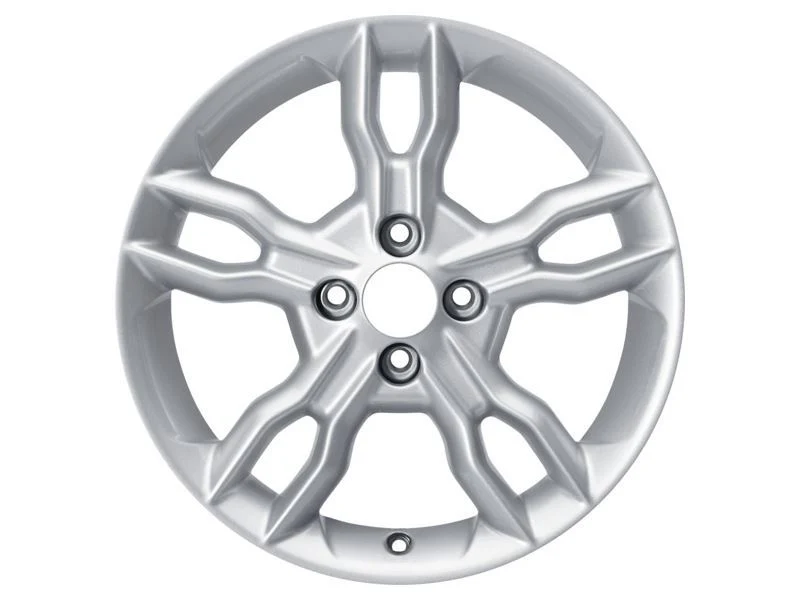 B-MAX 16" ALLOY WHEEL 5X2-SPOKE DESIGN SPARKLE SILVER FINISH 2012-2017 - Image 2