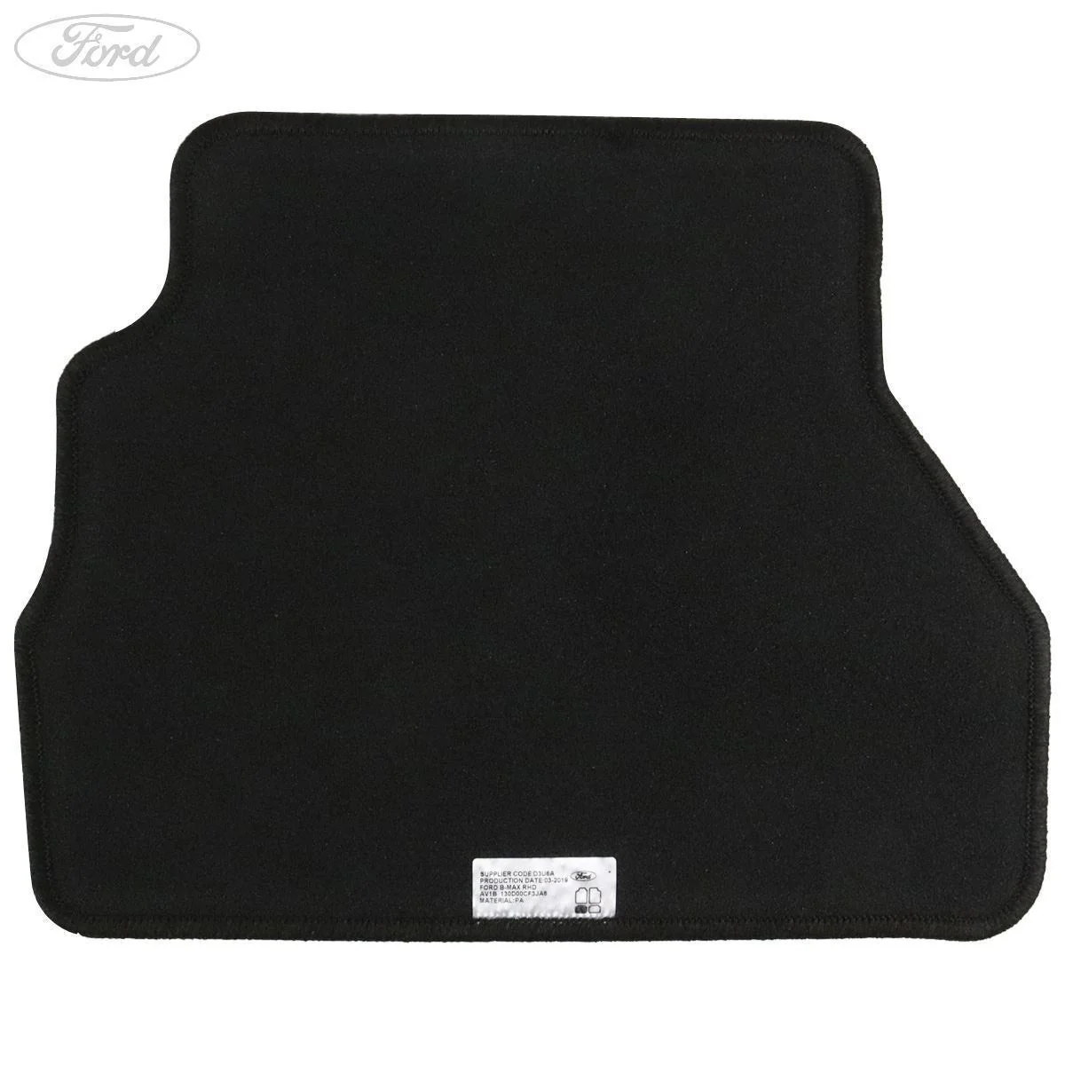 B-MAX FRONT & REAR FLOOR MATS VELOUR WITH SERGE EDGE 2012- - Image 5