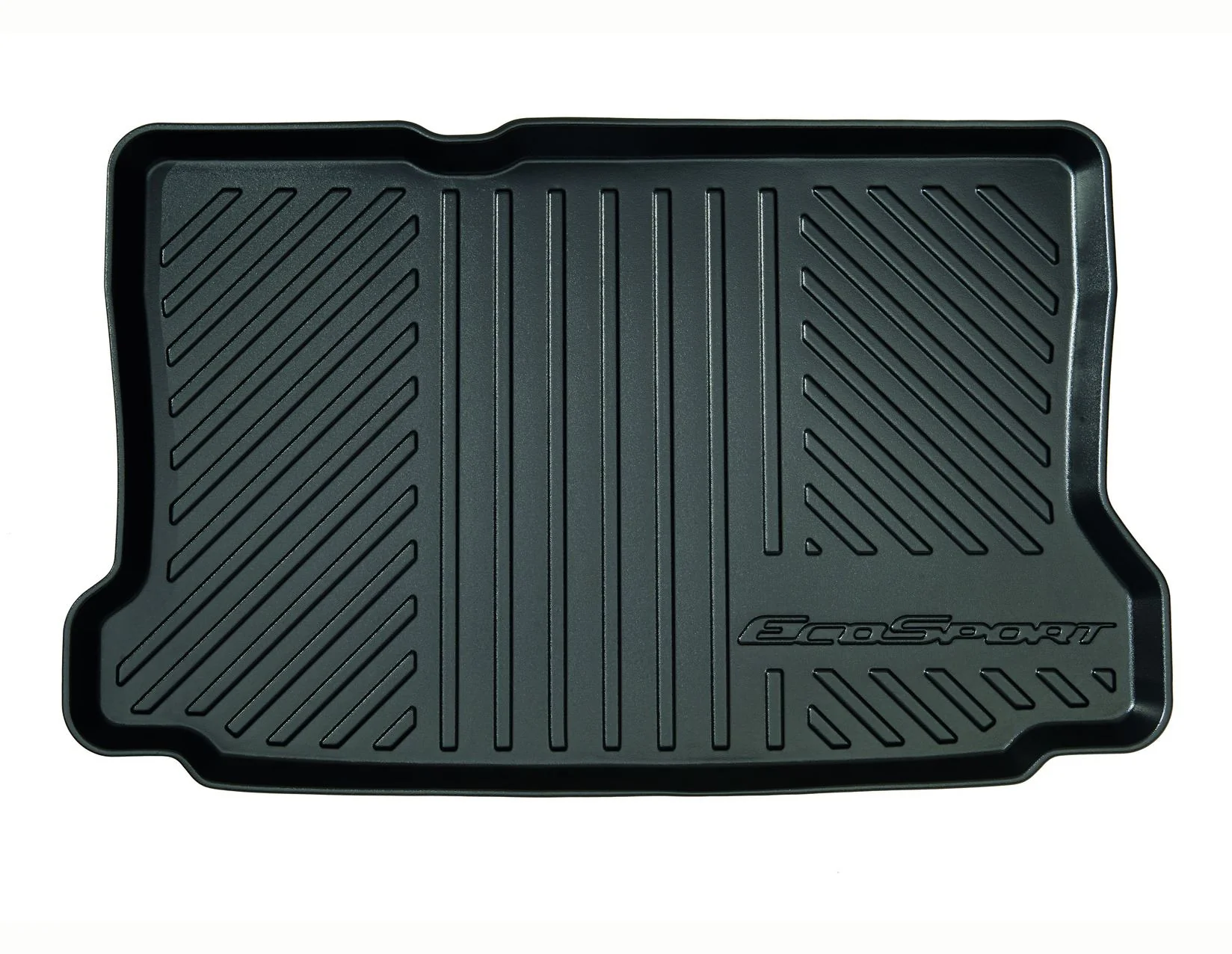 ECOSPORT RUBBER BOOT FLOOR MAT LOAD COMPARTMENT LINER 45MM RAISED EDGE WITH LOGO 2013-2017 - Image 2