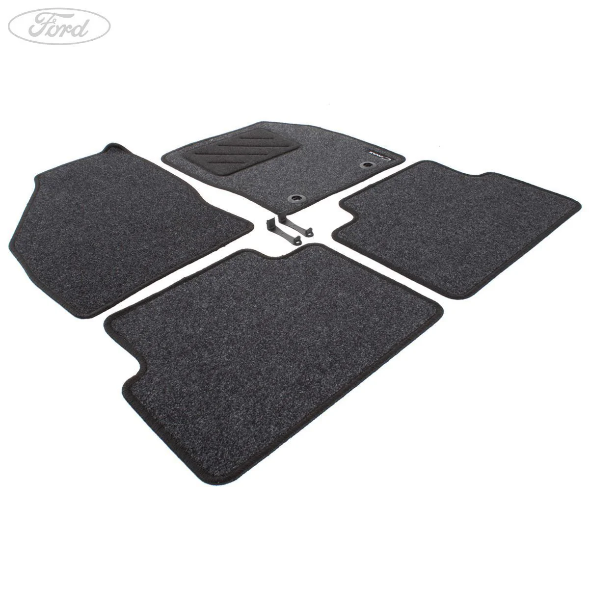 C-MAX FRONT & REAR CARPET CONTOUR FLOOR MATS 2007-2010 - Image 2