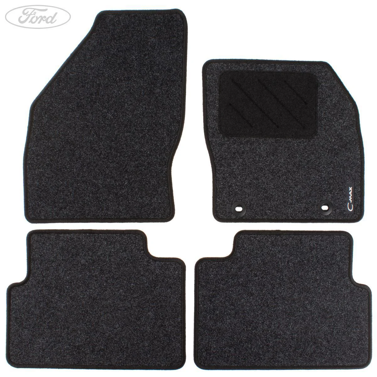 C-MAX FRONT & REAR CARPET CONTOUR FLOOR MATS 2007-2010 - Image 4