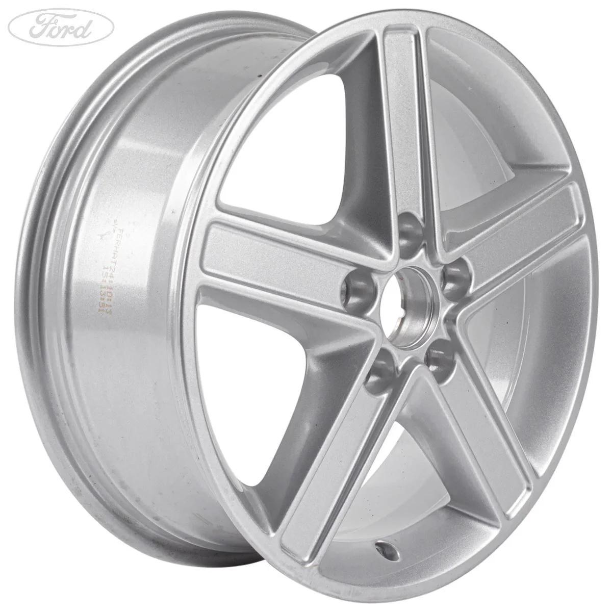 C-MAX FOCUS MONDEO 16" ALLOY WHEEL 5-SPOKE DESIGN SILVER FINISH 2001-2011 - Image 2