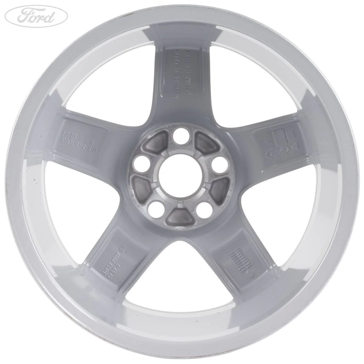 C-MAX FOCUS MONDEO 16" ALLOY WHEEL 5-SPOKE DESIGN SILVER FINISH 2001-2011 - Image 4