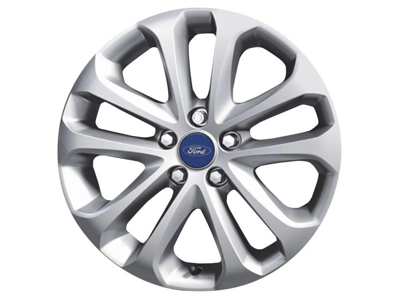 C-MAX MK1 FOCUS MK2 17" ALLOY WHEEL 5X2 SPOKE SILVER 07-11 - Image 2