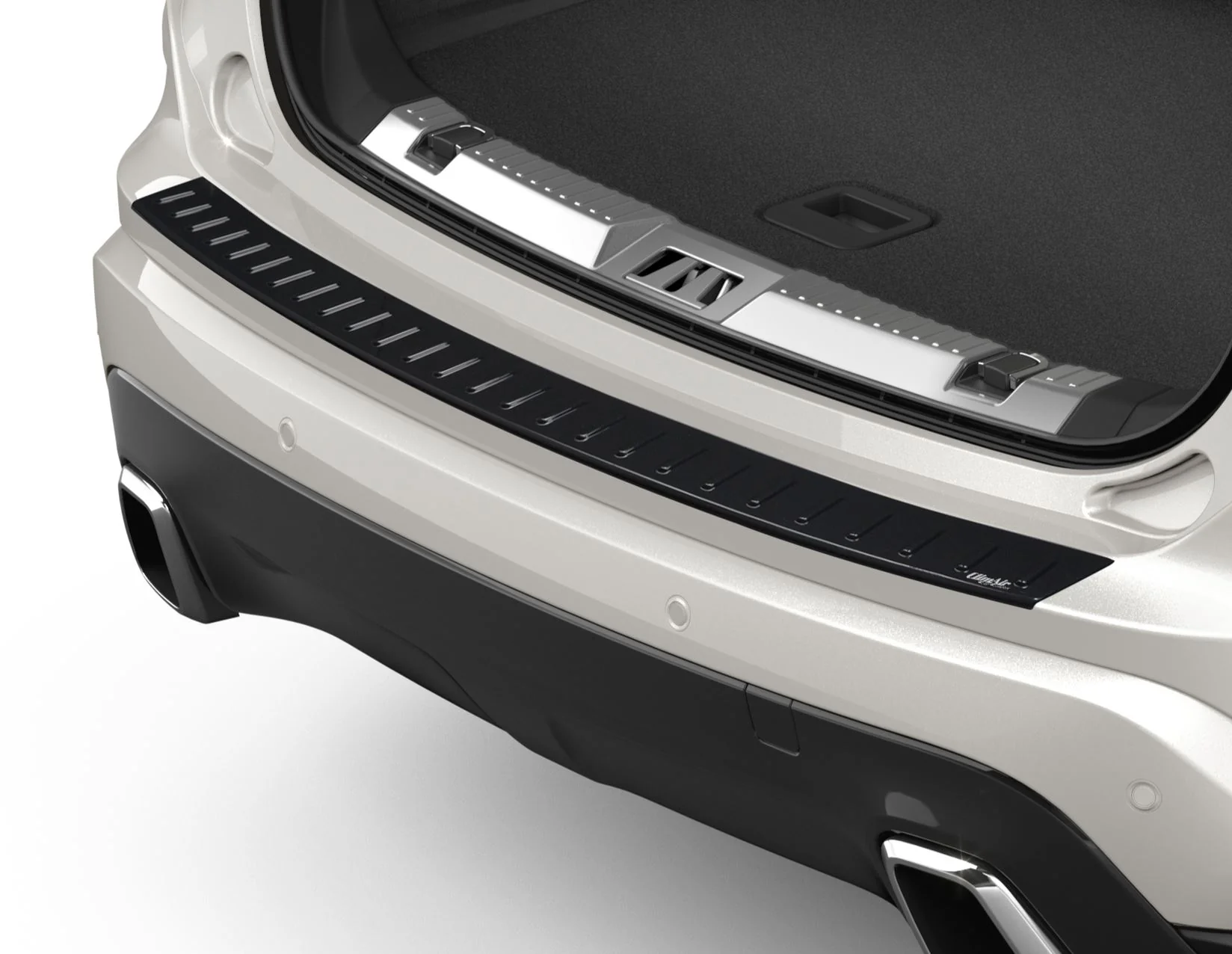 EDGE FROM 09/2018 CLIMAIR®* REAR BUMPER PROTECTOR PLATE,CONTOURED,GLOSS BLACK