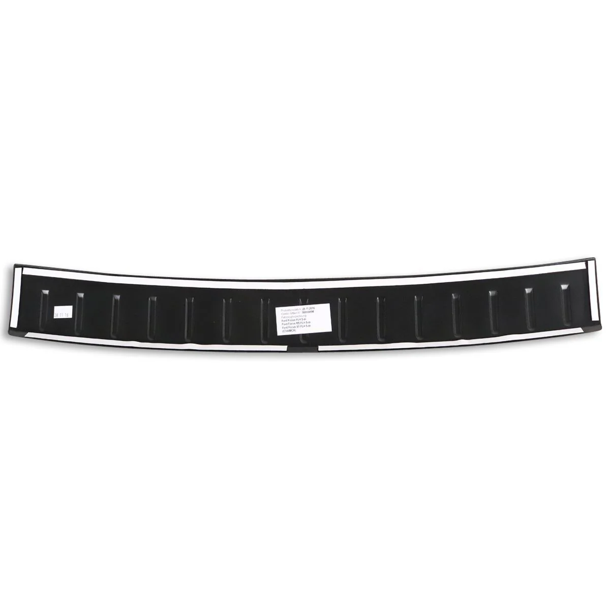 FOCUS CLIMAIR® ®* REAR BUMPER PROTECTOR RIBBED PLATE, CONTOURED, MATT BLACK 2014-2018 - Image 4