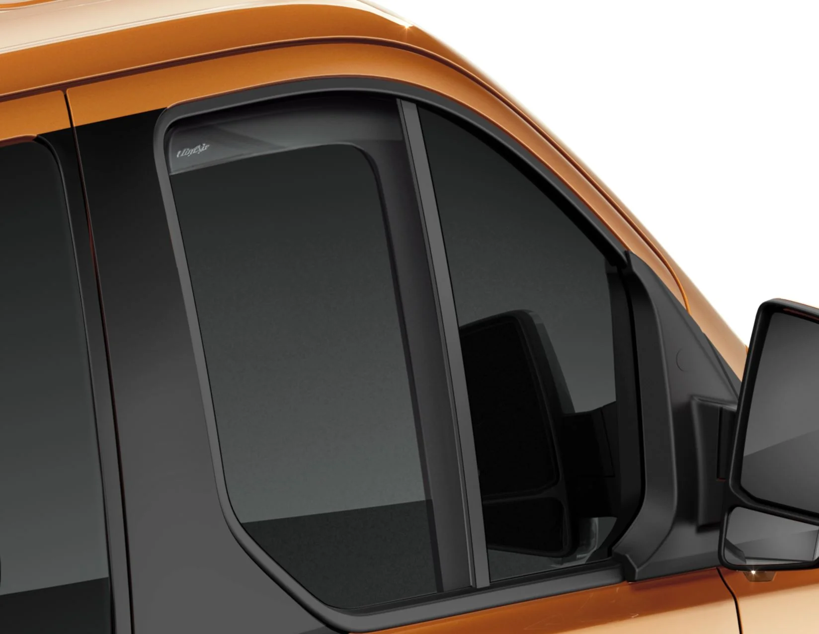 CLIMAIR®* WIND DEFLECTORS FOR FRONT DOOR WINDOWS FOR TRANSIT TOURNEO AND CUSTOM, TRANSPARENT, 2012 - ONWARD - Image 4