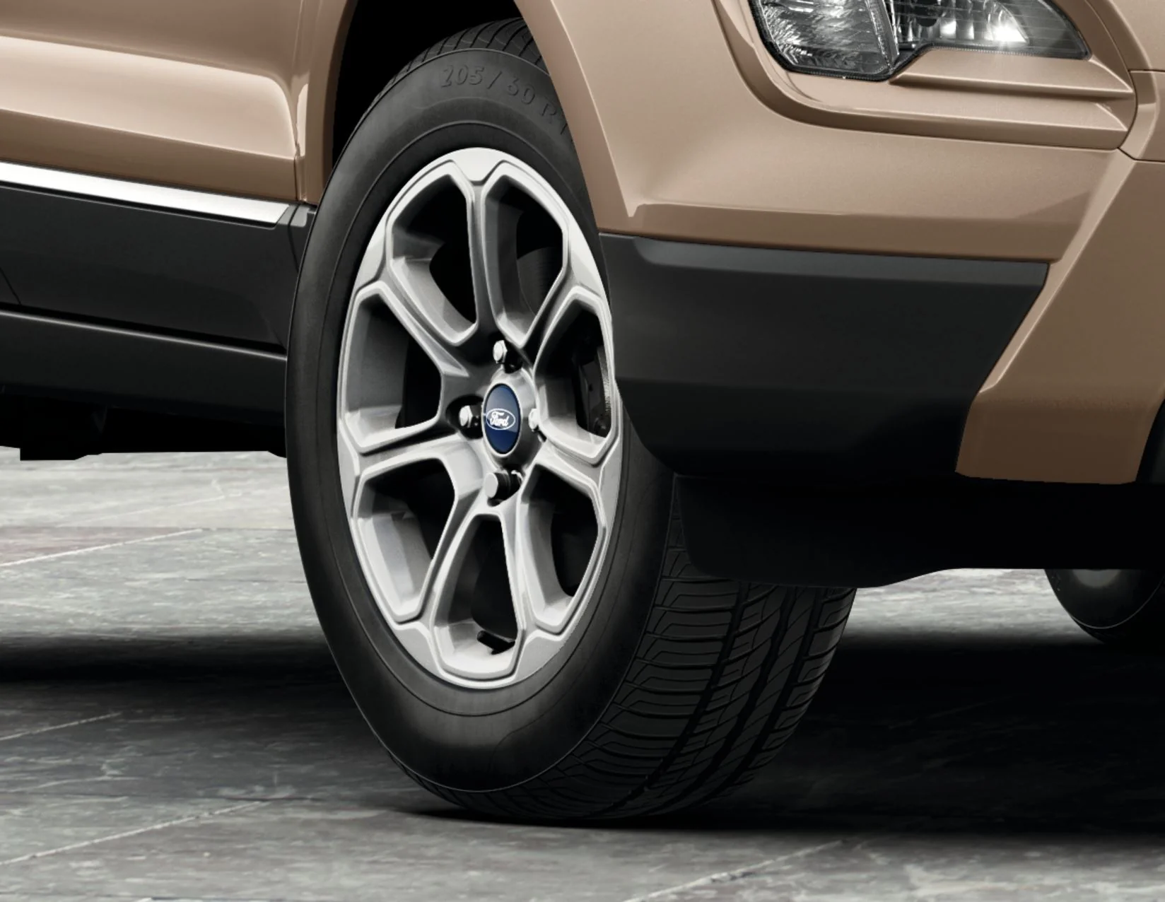 ECOSPORT 16" ALLOY WHEEL 7-SPOKE DESIGN PREMIER ALUMINIUM FINISH 2017-2023