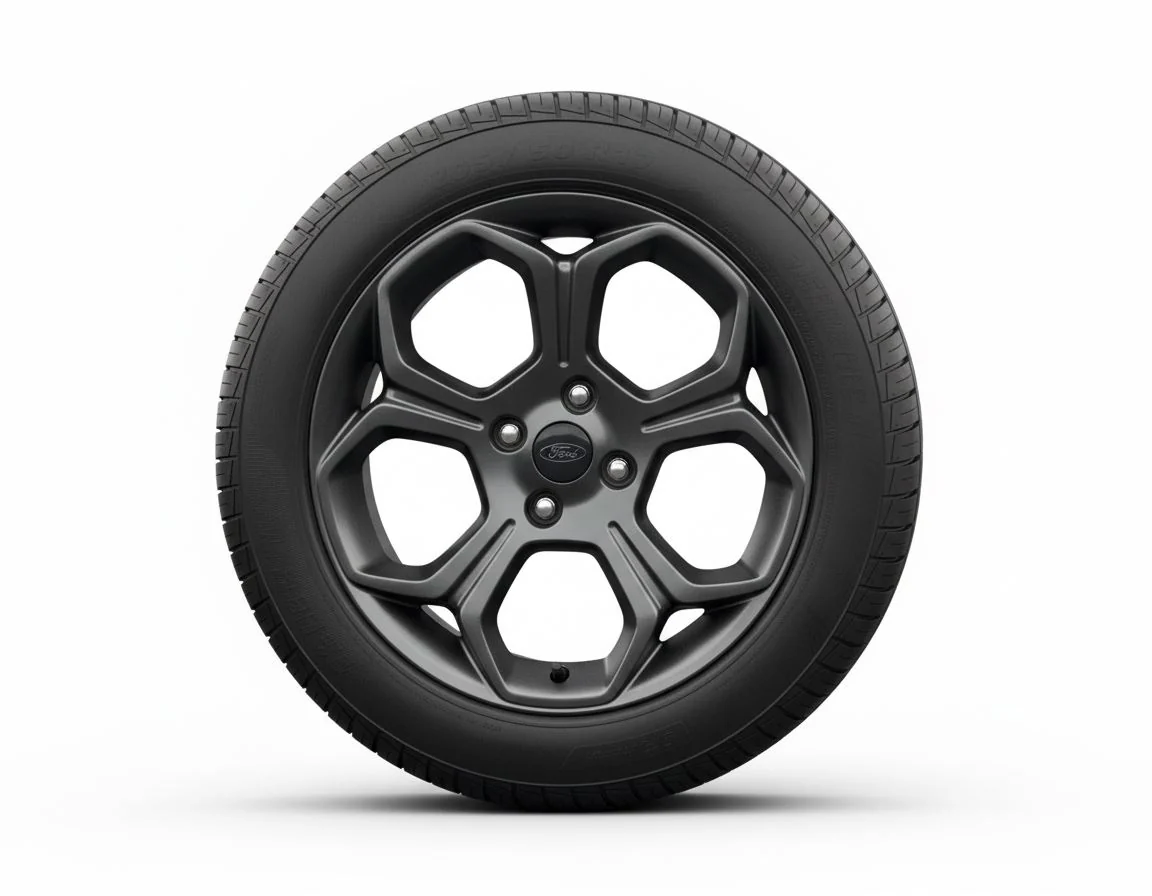 ECOSPORT 17" ALLOY WHEEL 5-SPOKE DESIGN TARNISHED DARK METALLIC FINISH 2017-2023 - Image 3