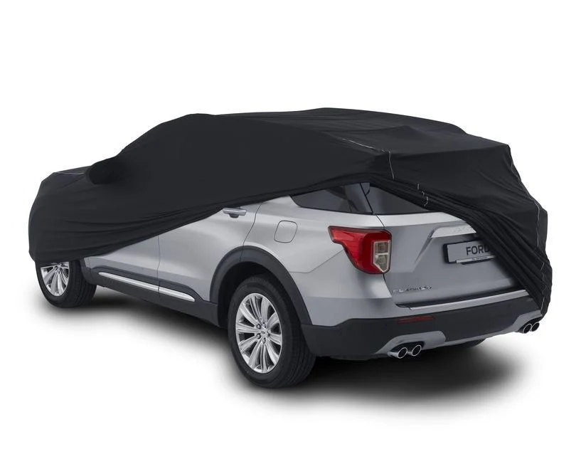 EXPLORER PREMIUM PROTECTIVE COVER BLACK, WITH WHITE LINER AND WHITE FORD OVAL - Image 6