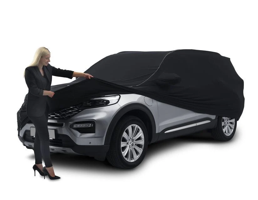 EXPLORER PREMIUM PROTECTIVE COVER BLACK, WITH WHITE LINER AND WHITE FORD OVAL - Image 7