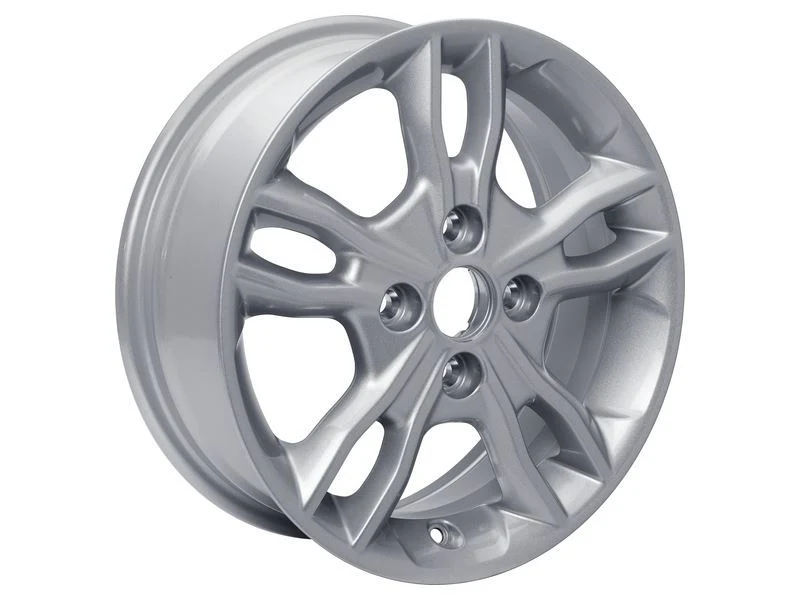 FIESTA 15" ALLOY WHEEL 5X2-SPOKE DESIGN SPARKLE SILVER FINISH 2012-2019 - Image 3