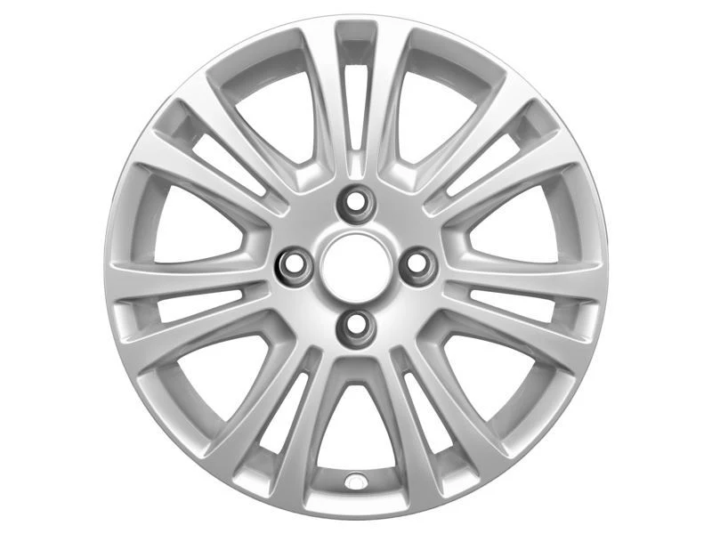 FIESTA 16" ALLOY WHEEL 7-SPOKE DESIGN SILVER FINISH 2012-2019 - Image 2