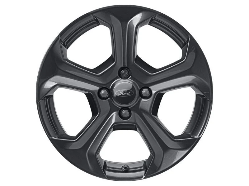 FIESTA 17" ALLOY WHEEL 12-SPOKE DESIGN ROCK METALLIC GREY FINISH 2012-2019 - Image 3