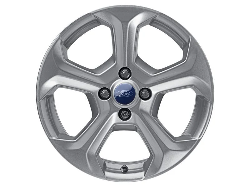 FIESTA 17" ALLOY WHEEL 5-SPOKE DESIGN SPARKLE SILVER FINISH 2012-2019 - Image 2