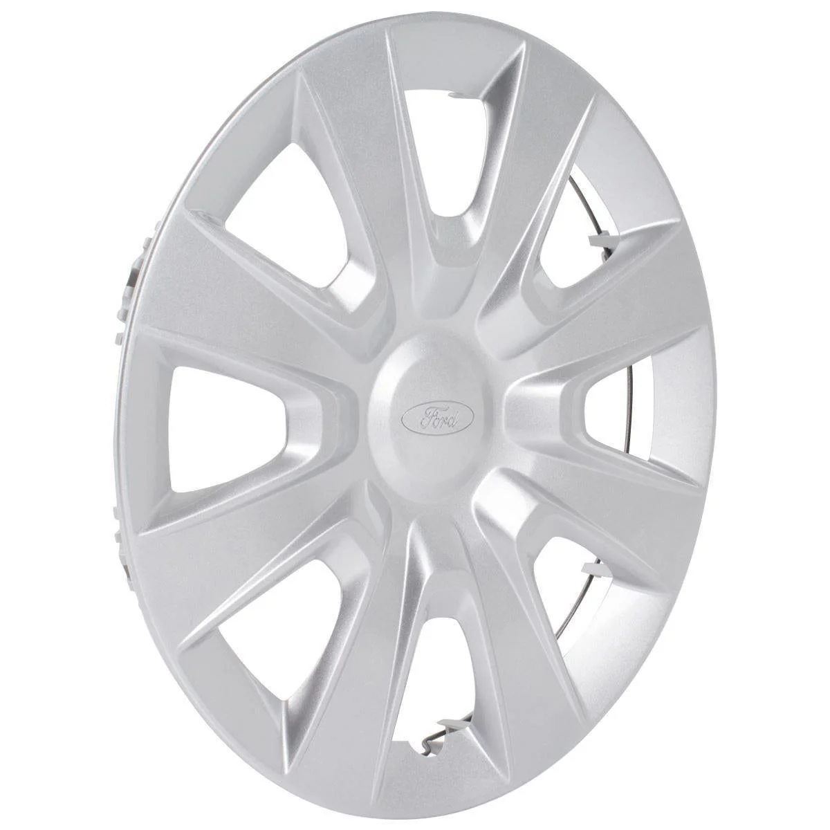 FIESTA KA 14" WHEEL TRIM HUB CAP SILVER SINGLE 8 SPOKE