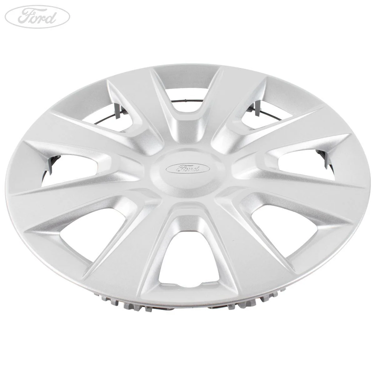 FIESTA KA 14" WHEEL TRIM HUB CAP SILVER SINGLE 8 SPOKE - Image 2