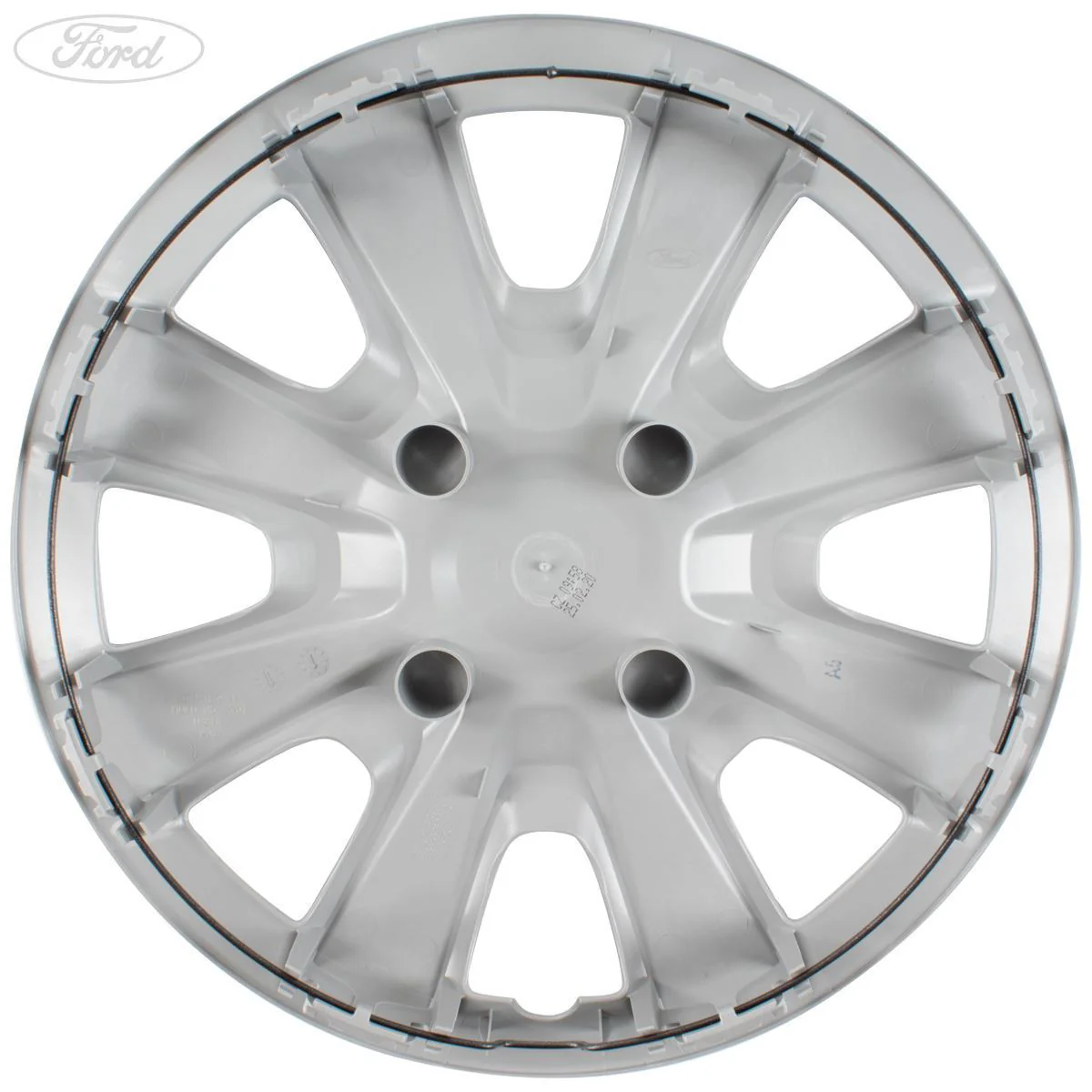 FIESTA KA 14" WHEEL TRIM HUB CAP SILVER SINGLE 8 SPOKE - Image 3