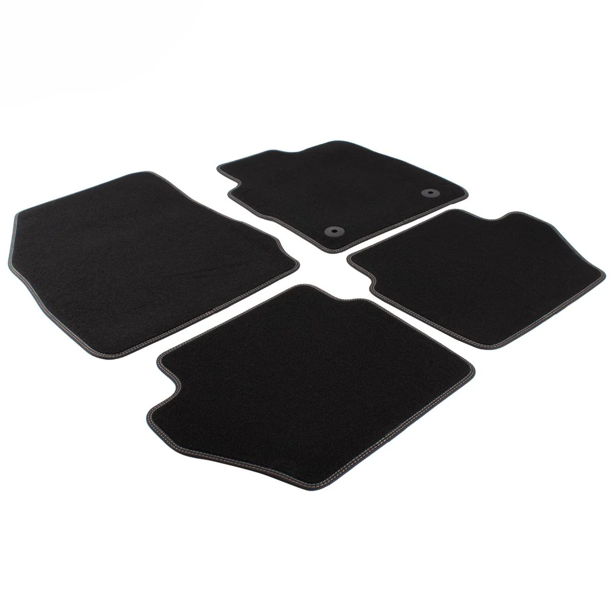 FIESTA MK6 FRONT & REAR FLOOR MAT KIT LIMITED LOGO 2015-19 - Image 5