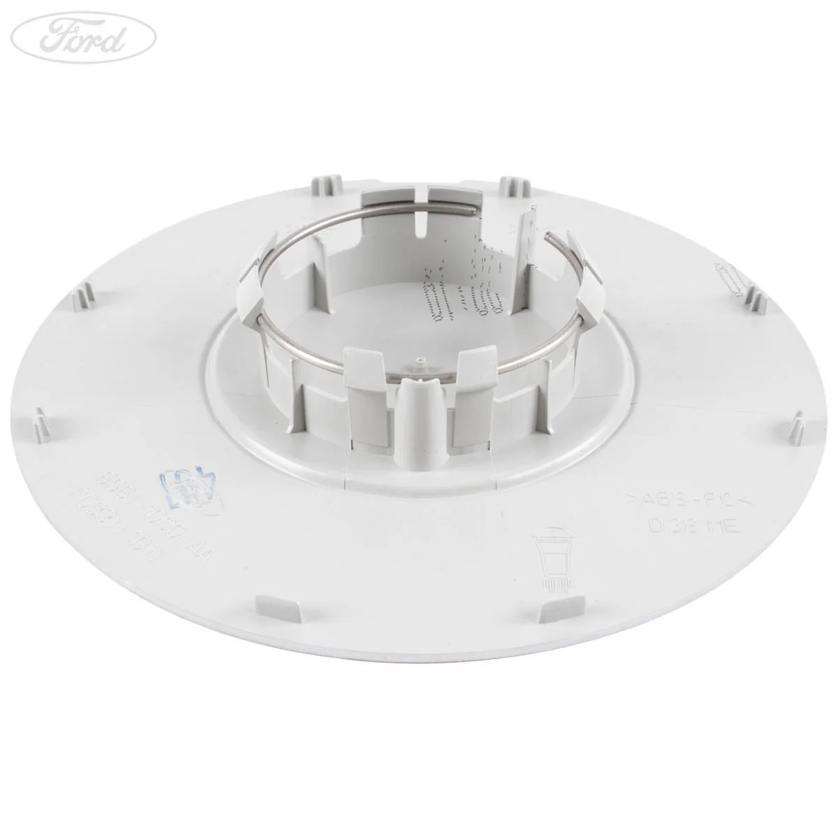 FIESTA MK6 FUSION 14" ALLOY WHEEL CENTRE CAP SILVER SINGLE