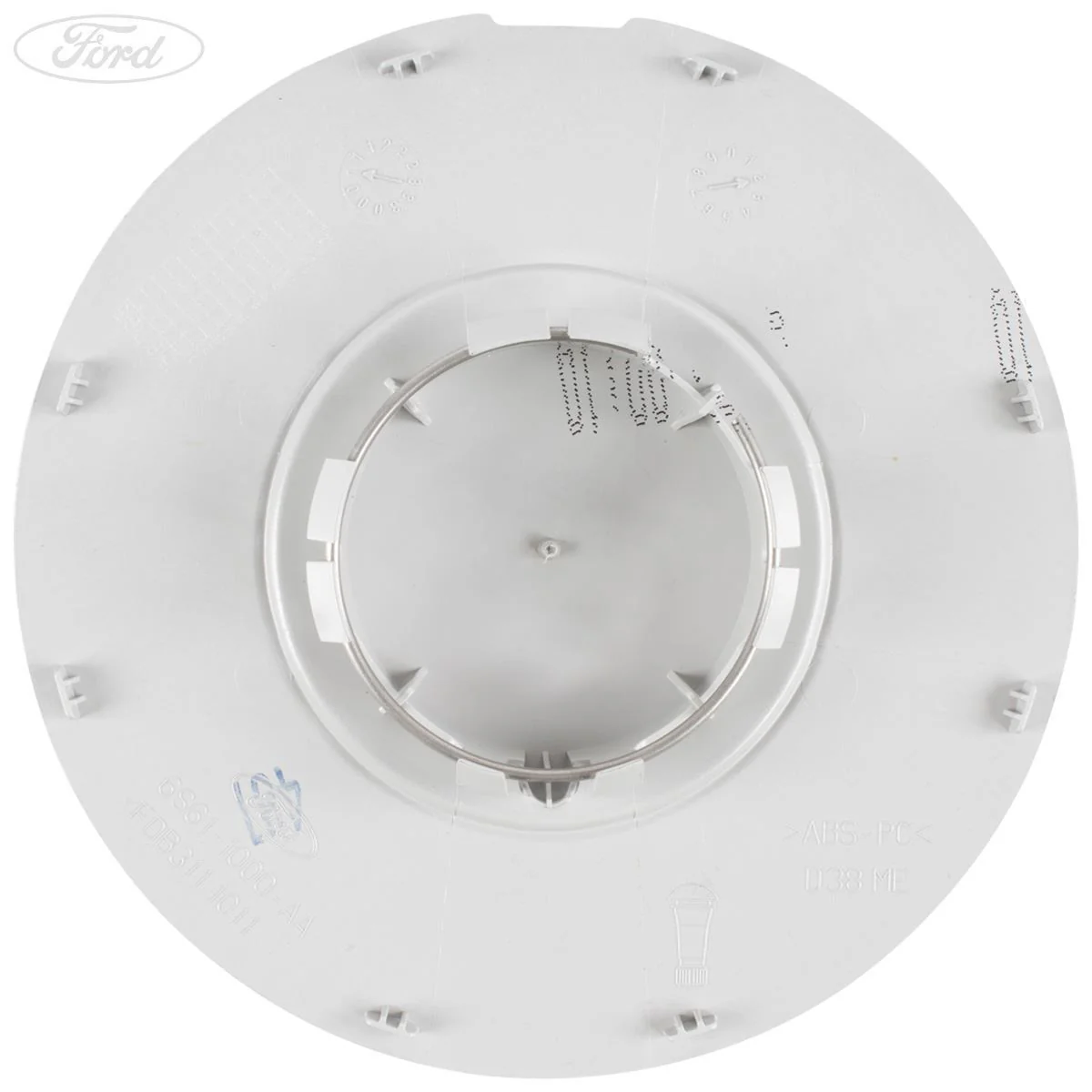 FIESTA MK6 FUSION 14" ALLOY WHEEL CENTRE CAP SILVER SINGLE - Image 4