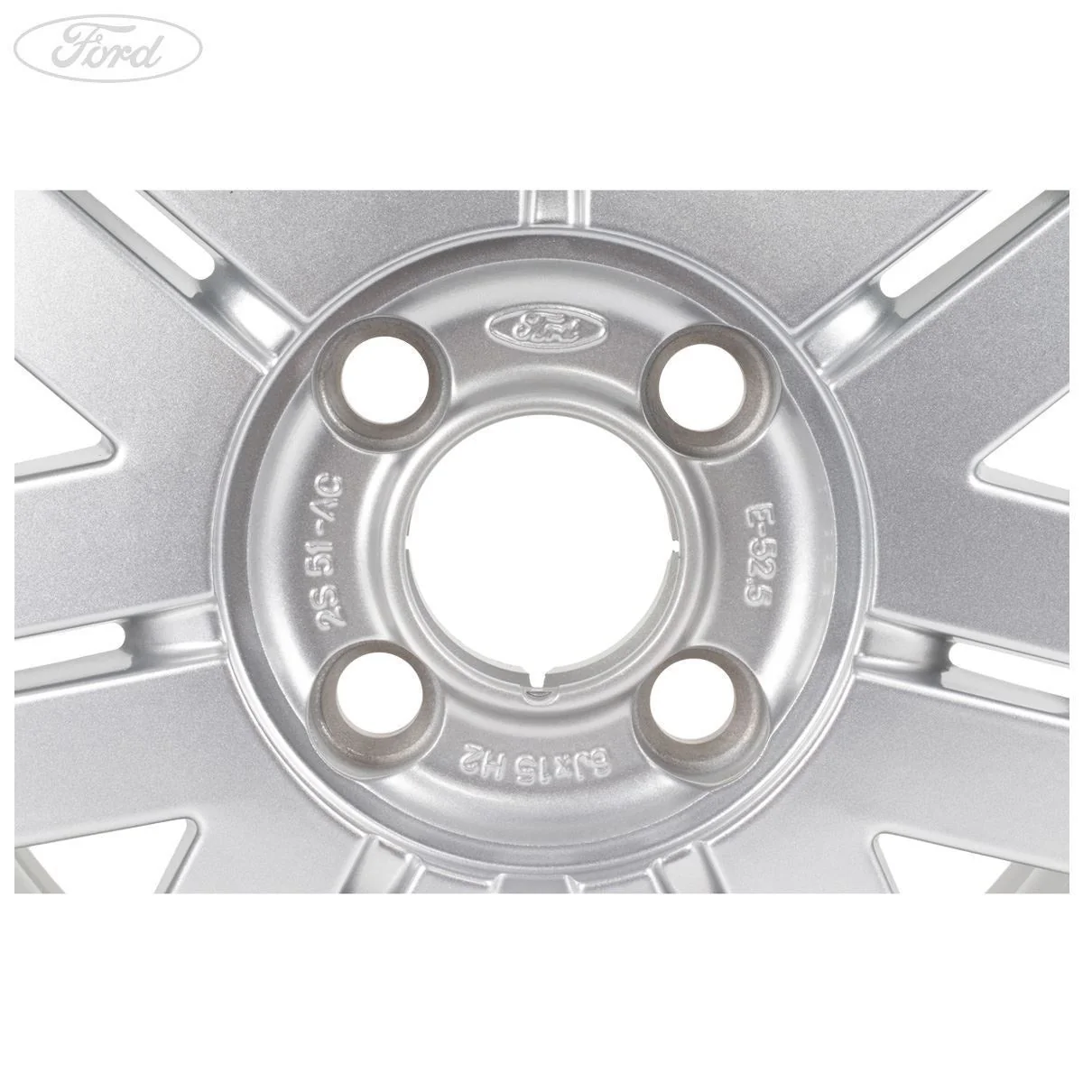 FIESTA MK6 FUSION 15" ALLOY WHEEL 7X2 SPOKE 6X15 2001-2008 - Image 3