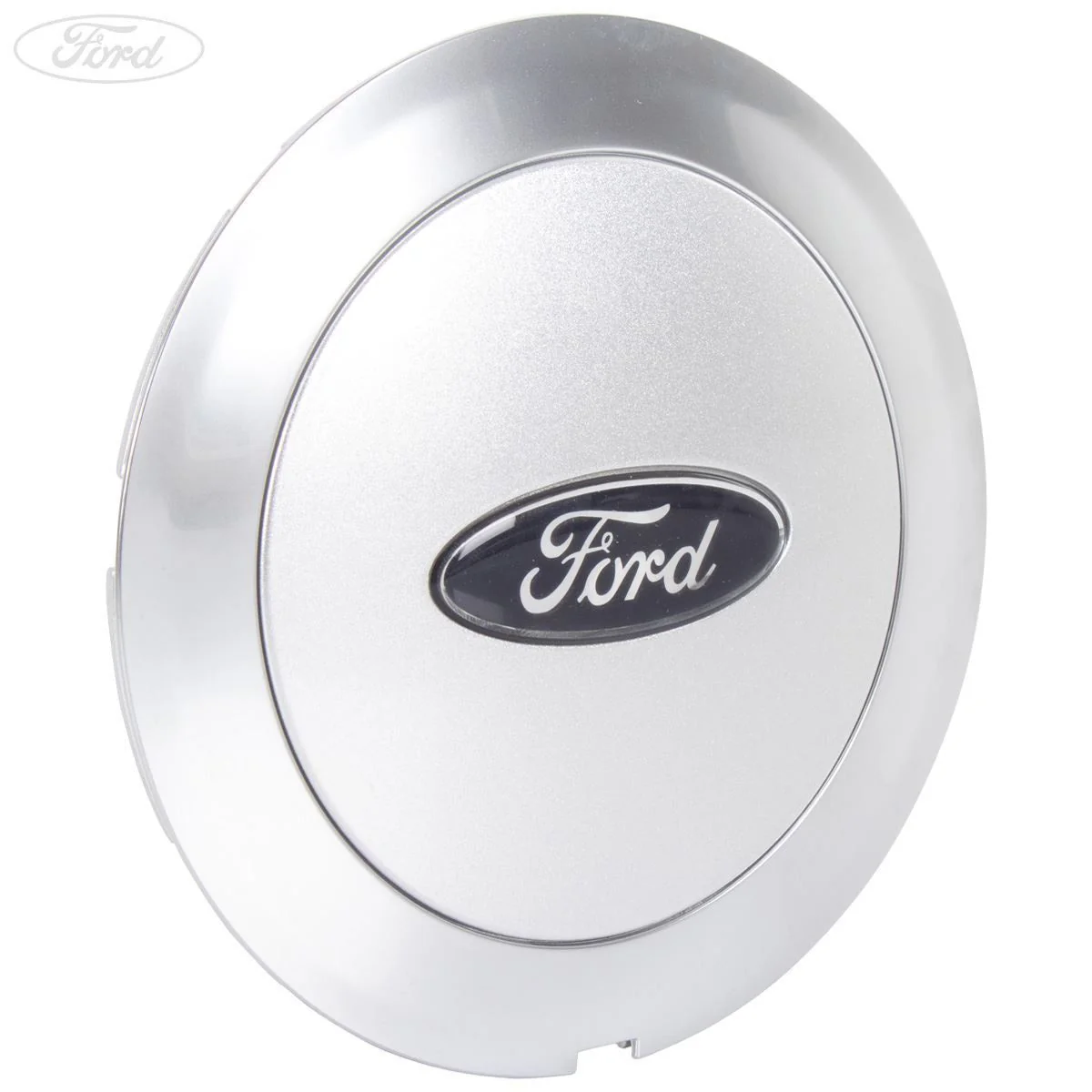 FIESTA MK6 FUSION 15" ALLOY WHEEL CENTRE CAP SILVER SINGLE - Image 2