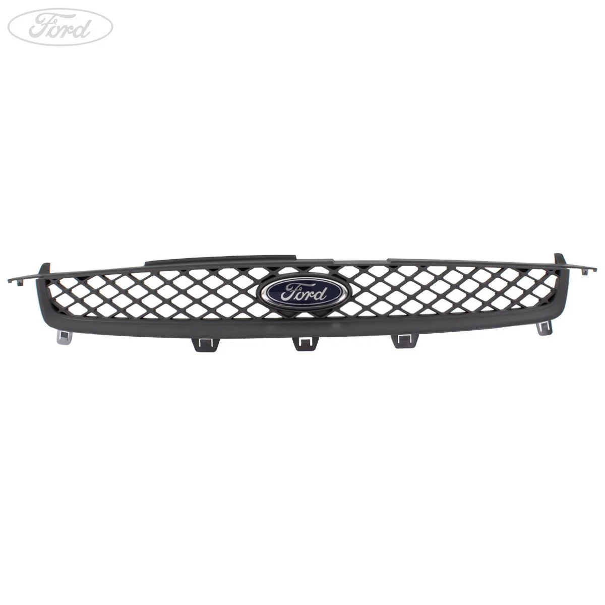 FIESTA MK6 FUSION FRONT BUMPER UPPER GRILLE GREY 05-08